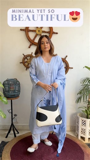 Minimal Elegant Kurta Set for Hot Summer Days #youtubeshorts #kurtaset #summerfashion #elegantlook
