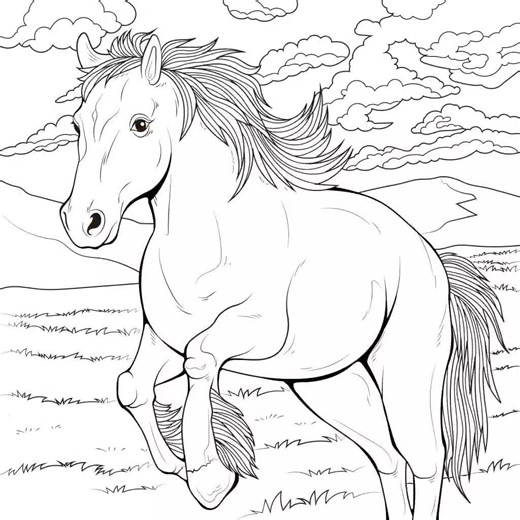Pintura Tema Cavalo 🐎🎨🖌 #cavalo #anacastela #desenhos #pinturas #colorir #amocavalos