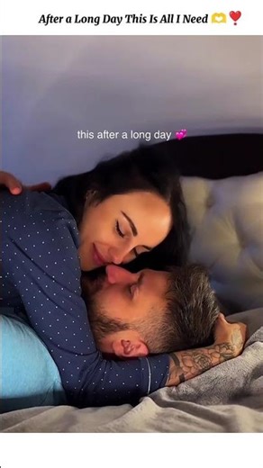 this after a long day 😘#AfterALongDay#CoupleGoals#LoveComfort#PeaceInArms#shotfeed #sutus #new