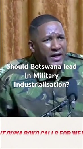 Botswana to lead in military industrialisation in the region #breakingnews