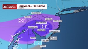 Friday snow in Philly, Pa., NJ. Get timing, totals