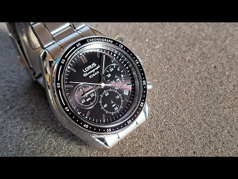 LORUS Chronograph watch | how to replace battery.