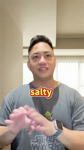 You're salty!不是指你很鹹的意思??? #英文#english #englishlearning #有趣 #toeic #toefl #ielts #salty #酸民 #slang