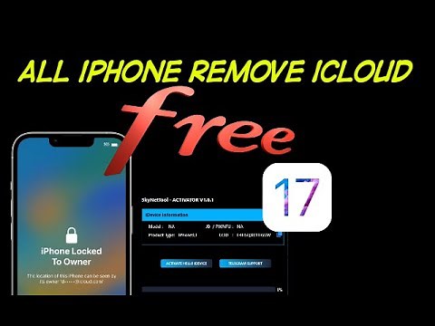 Free All iPhone Bypass iCloud id with Skynet tool or remove iCloud activation lock