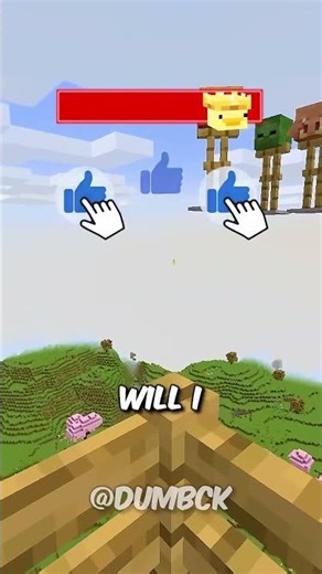 Is it POSSIBLE to survive a fall on 1 PIXEL of WATER?! ⛏️ #shorts