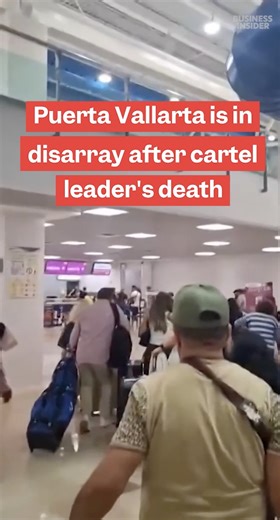 Nearly 40 flights were diverted and hundreds more canceled after cartel violence erupted in #Mexico following the reported killing of a major cartel leader. | Business Insider