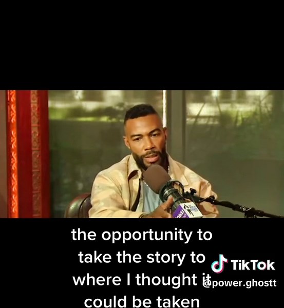 Omari Hardwick! #power #50cent #powerghost #ghost #omarihardwick #usa #uk #fyp #fy #ghostbook2 #interview #powerbookstarz #Filmtok #jamesstpatrick
