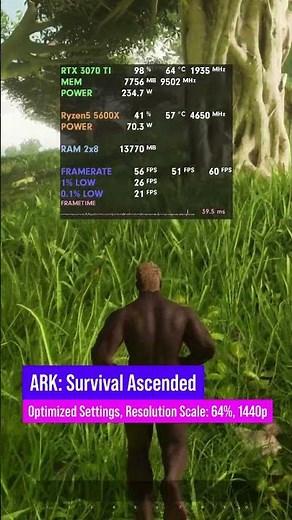 ARK Survival Ascended Optimized Settings for RTX 3070 TI