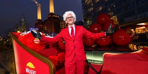 Gary Lineker poses as ‘Father Crispmas’ to celebrate 30 years as face of Walkers