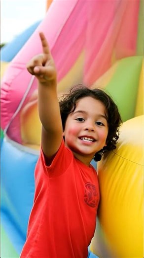 Fun Bounce Day with Colorful Inflatables