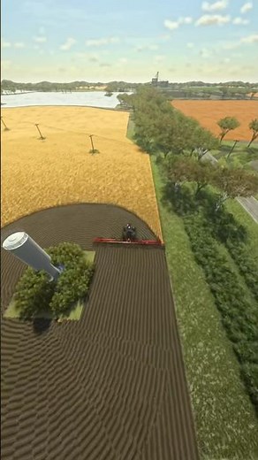 Plowing fields in Farming simulator #farmingsimulator ❤️🚀😍