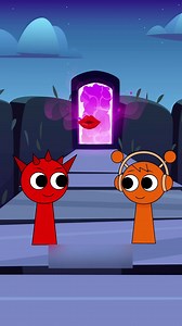 98K views · 3K reactions | Kiss Run Challenge Oren vs Raddy | Reel Minecraft animation | Facebook