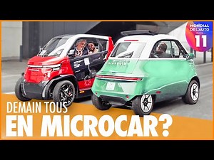 Bienvenue au SALON des MICROCAR 😅 Microlino & City Transformer