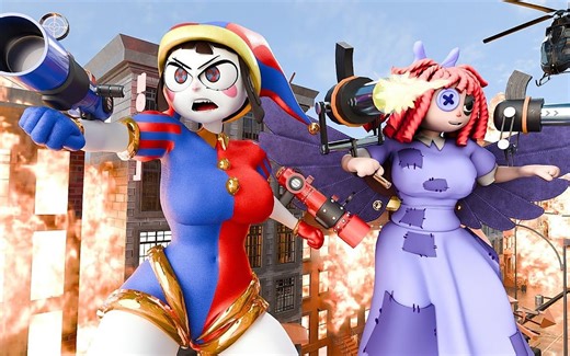POMNI Attack to City 2! - The Amazing Digital Circus Animation!
