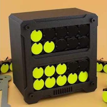MorseDot Clock – Normal Clock Operation (No Random Effects)