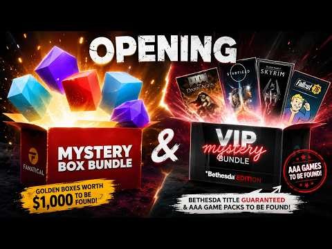 Opening Fanatical Mystery Box Bundle & VIP Bethesda Edition! 🎁🔥