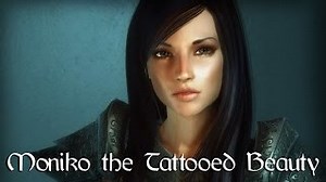 Skyrim Mods - Moniko the Tattooed Beauty