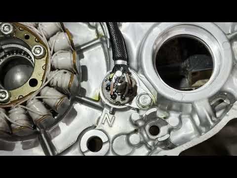 Honda Pioneer 500, How To Set Gear Positioning, Angle Sensor, When Changing Stator And Pickup Coil,