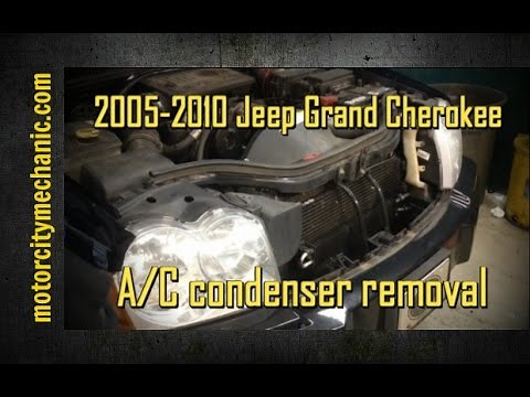 2005-2010 Jeep Grand Cherokee A/C condenser removal