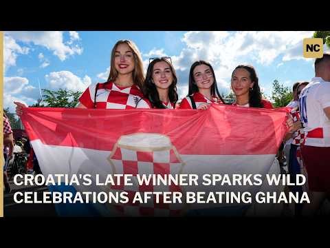 Croatia's Late Winner Sparks Wild Celebrations After Beating Ghana | AD1S