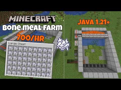 Easy BONEMEAL FARM Minecraft Java 1.21+