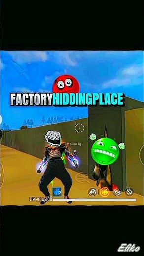 FREE FIRE FACTORY HIDDEN PLACES | TOP 15 HIDING PLACES IN FACTORY -RANK PUSHING TIPS AND TRICKS