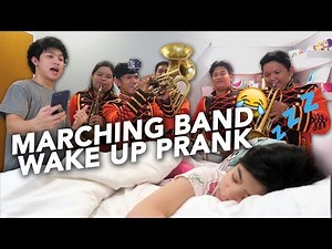 MARCHING BAND WAKE UP PRANK ON SISTER (On Birthday) | Ranz and Niana
