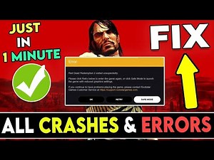 FIX Red Dead Redemption 1 Crashing, Not Launching, Freezing & Black Screen