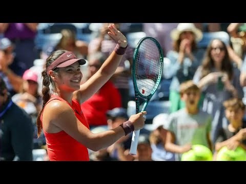 Emma Raducanu sets a new record as she blows her latest opponent away at the US Open