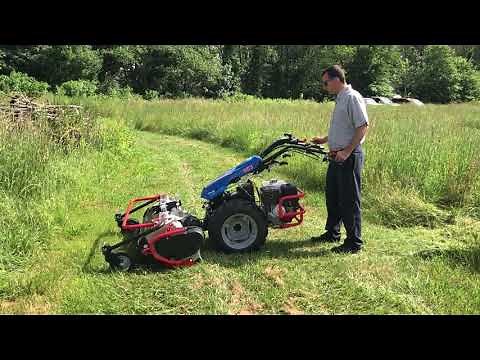 BCS 853 2 Wheel Tractor and Flail Mower Attachment