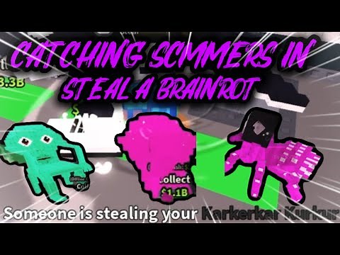 Catching SCAMMERS In SAB! (Roblox, Steal a Brainrot)
