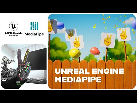 Real-time Hand Gesture Recognition in Unreal Engine using MediaPipe & OSC