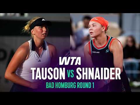 Clara Tauson vs. Diana Shnaider | 2026 Bad Homburg Round 1 | WTA Match Highlights