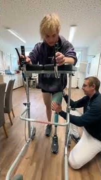 Neue Oberschenkel-Prothese. #prothetik #prothese #amputiert #amputee #orthopedics #orthopädie #reel