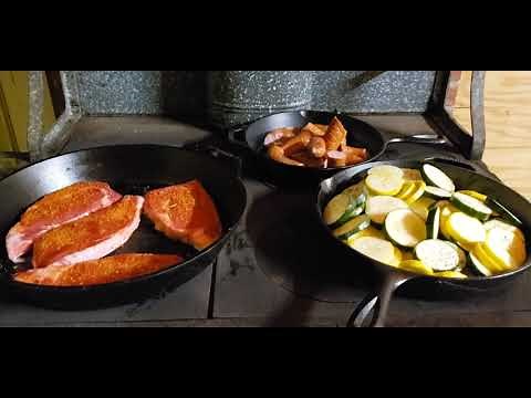 Wood Cook Stove Cooking