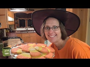 Candy Corn Sugar Cookies | Halloween Treats