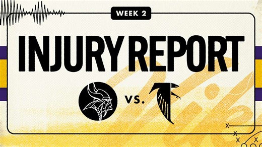 Final Vikings vs. Falcons Injury Report for Week 2 of 2025