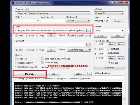 [Easiest] How to burn bootloader onto Atmega 328 or Arduino with USBasp Tutorial