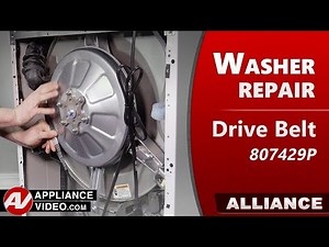 Speed Queen Washer - Squealing Sound - Drive Belt Repair