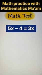 14K views · 64 reactions | Math Test #trythischallenge #educational #doyouknow #viralchallenge #viralshorts #challengeaccepted #testyourknowledge #iqtest #mathematics #brainteaser | Mathematics Ma'am | Facebook