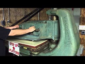 Herman Schwabe Model D 25 Ton Clicker Press