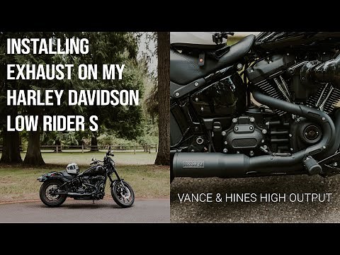 Installing Vance & Hines Exhaust On My 2023 Harley Davidson Low Rider S