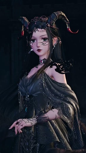 Infinity Nikki Maleficent cosplay 🖤🩶 #InfinityNikki #maleficentcosplay #UncrownedHeart