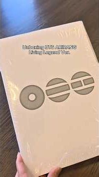 BTS ARIRANG Living Legend Version Album Unboxing #bts #btsarmy #btsshorts #kpopunboxing