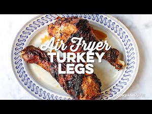 Air Fryer Turkey Leg Recipe (Quick, Easy & Delicious!) | Supergolden Bakes