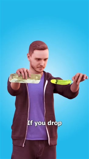 Learn with animation | What if you drop brick & feather at same time😲 🪶 #stories #animation #trending #3d #fyp #learn | Instagram