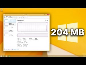 Windows 8.1... on 204 MB RAM?