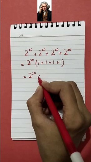 Exponent Trick | How to Add Same Base & Same Power Easily | Math Shortcut for Students#shorts