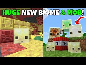 NEW Sulfur Caves, Sulfur Cube Mob & 27 Blocks! Minecraft Chaos Cubed Update Beta