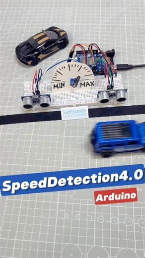 🔥 DIY Arduino Speed Meter Using HC-SR04 #arduinoproject #arduino